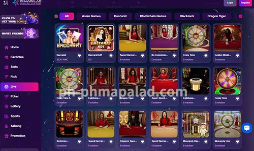 Phmapalad Live Games